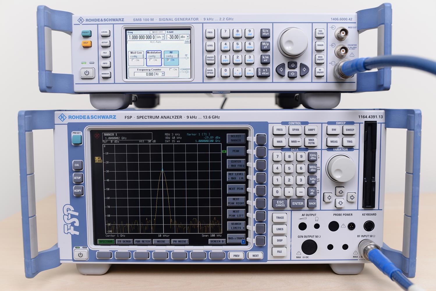 Генератор сигналов Rohde&Schwarz SMB100M с опциями VOR/ILS